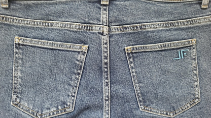Ocean Blue Straight Leg Jeans